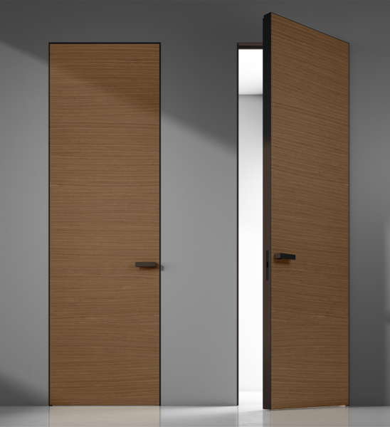 INVISIBLE дверь внешнего открывания с черной кромкой INVISIBLE дверь внешнего открывания с черной кромкой